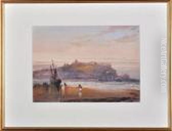 Scarborough Oil Painting by Henry Barlow Carter