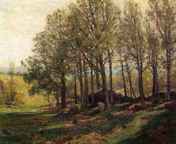 Maples in Spring Oil Painting by Hugh Bolton Jones