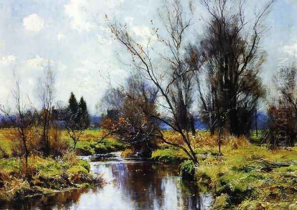 Landscape Oil Painting by Hugh Bolton Jones