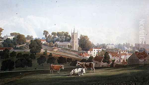 Brislington Bristol Oil Painting by Samuel Jackson