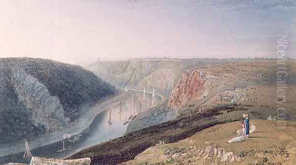 The Avon from Observatory Hill Oil Painting by Samuel Jackson