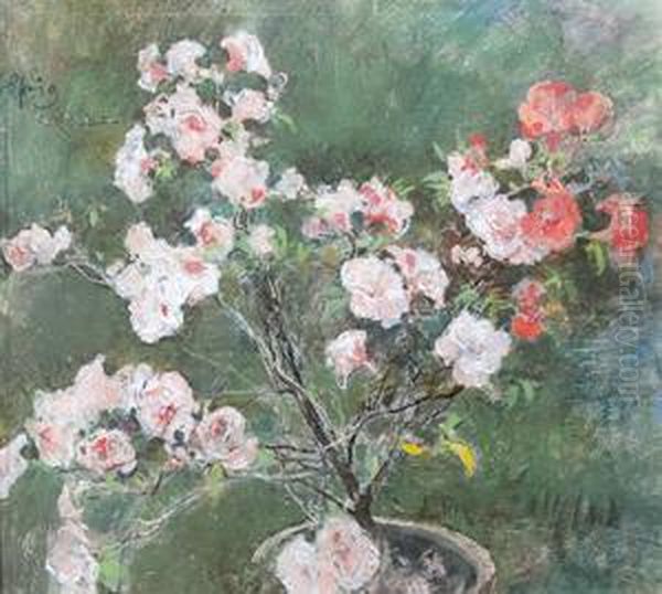 Fiori Oil Painting by Giuseppe Casciaro