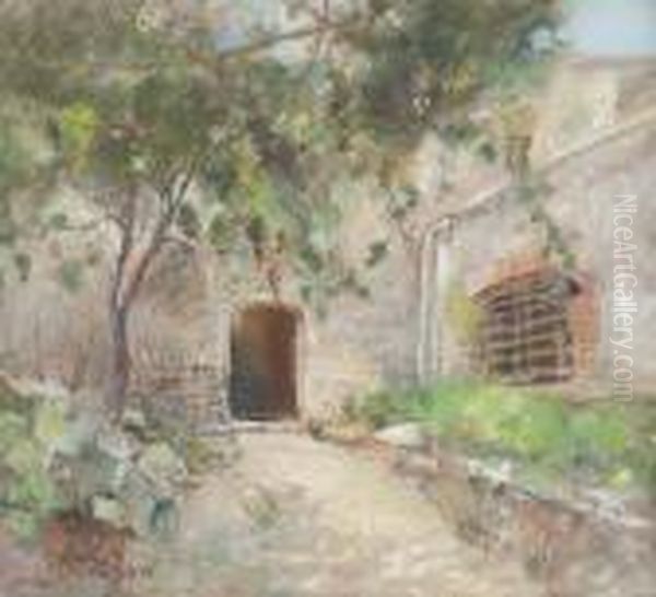 Casolare Oil Painting by Giuseppe Casciaro