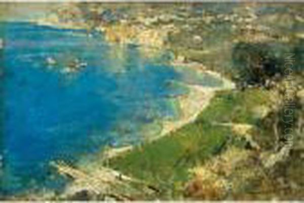 Veduta Da Sorrento Oil Painting by Giuseppe Casciaro