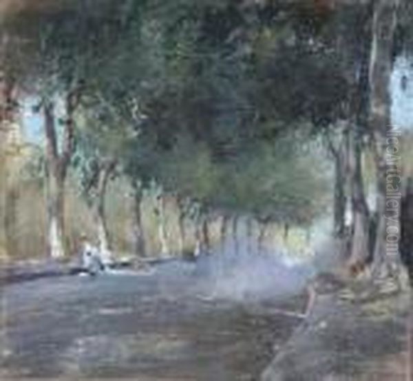 Paesaggio Oil Painting by Giuseppe Casciaro