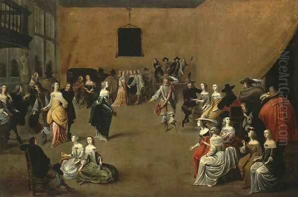 The Ball 2 Oil Painting by Hieronymus Janssens