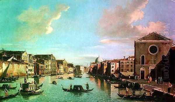 The Grand Canal Venice Oil Painting by William James