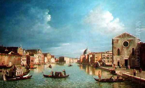 Venetian View 2 Oil Painting by William James