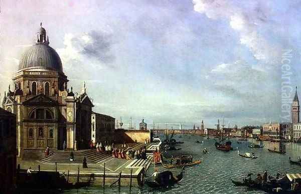 Santa Maria della Salute Venice Oil Painting by William James