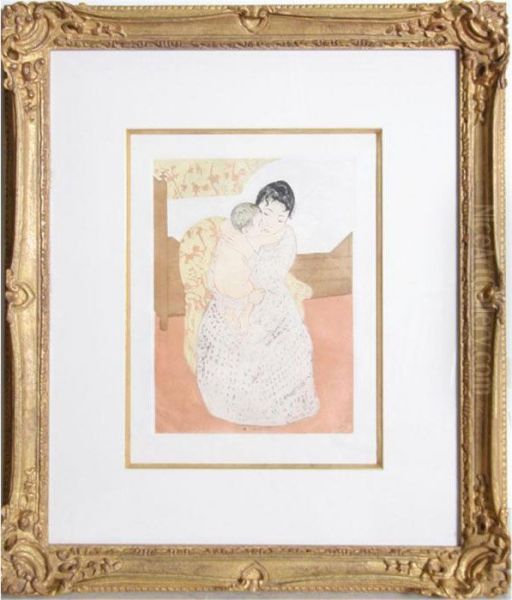 Mother And Child Oil Painting by Mary Cassatt