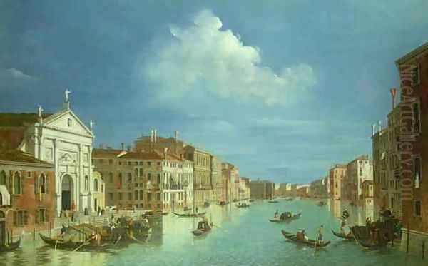 Venetian View Oil Painting by William James