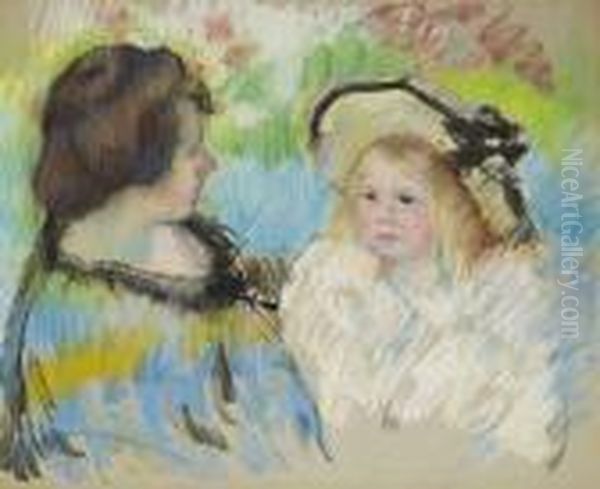 Mere Et Enfant Oil Painting by Mary Cassatt