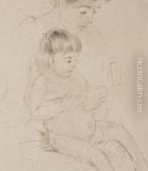 The Manicure Oil Painting by Mary Cassatt