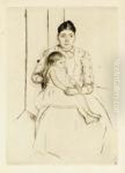 Repose Oil Painting by Mary Cassatt