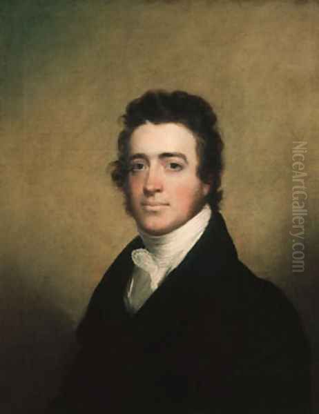 Augustus Washington Clason Oil Painting by John Wesley Jarvis