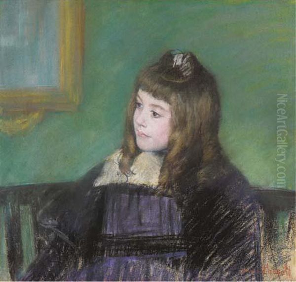 Portrait De Marie-therese Gaillard Oil Painting by Mary Cassatt