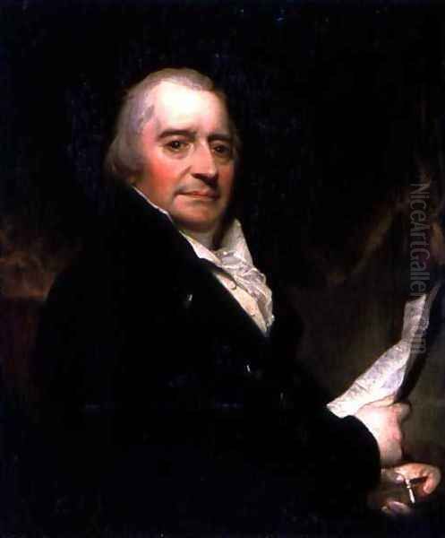 Portrait of George Dance 1741-1825 Oil Painting by John Jackson