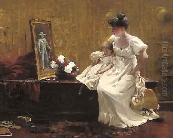 Gone but not forgotten Oil Painting by Francis Coates Jones