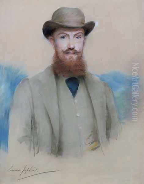 Portrait of George Bernard Shaw 1856-1950 as a Young Man Oil Painting by Louise Jopling