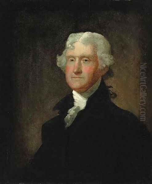 Portrait of Thomas Jefferson Oil Painting by Matthew Harris Jouett