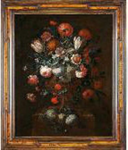 Florero Oil Painting by Pieter III Casteels