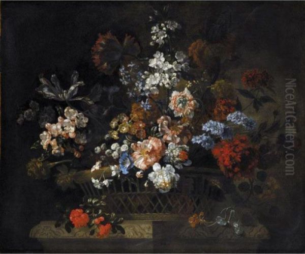 Still Life Oil Painting by Pieter III Casteels