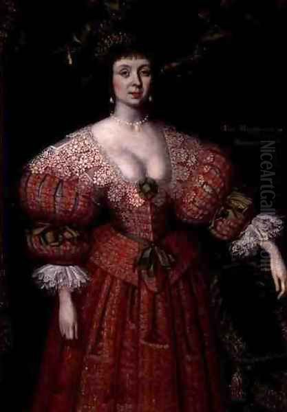 Portrait of Jane Marchioness of Winchester Oil Painting by Gilbert Jackson