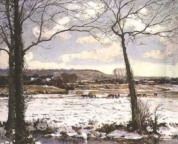 The Frozen Meadow Oil Painting by Alexander Jamieson