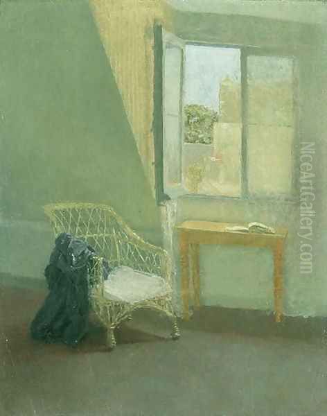 A Corner of the Artists Room in Paris Oil Painting by Gwen John