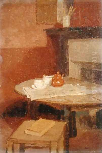 The Brown Tea Pot Oil Painting by Gwen John