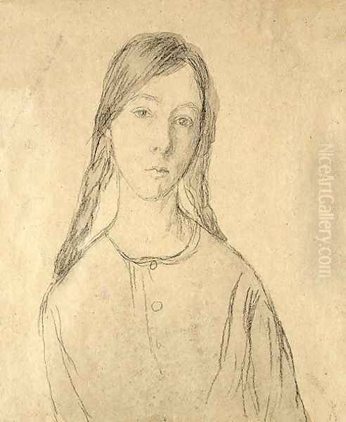 Self Portrait Oil Painting by Gwen John