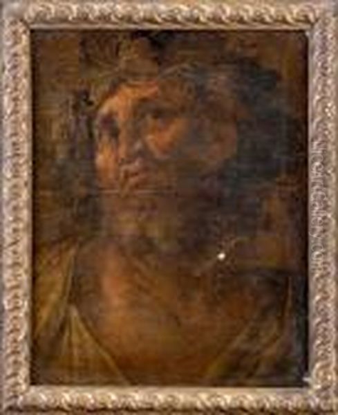 Sileno Oil Painting by Giovanni Benedetto Castiglione