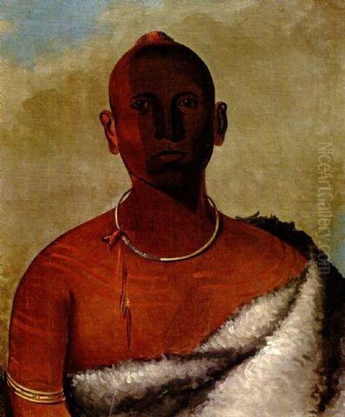 American Indian Portraits Oil Painting by George Catlin