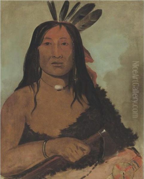 - Oil Painting by George Catlin