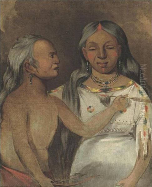 - Oil Painting by George Catlin