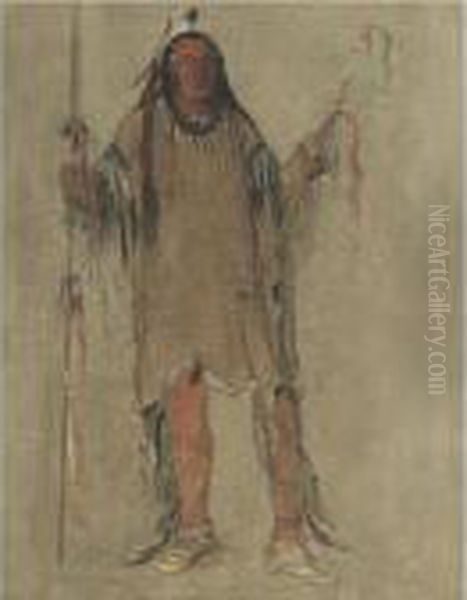 - Oil Painting by George Catlin