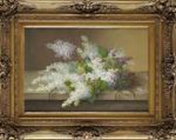 Le Bouquet Champetre Oil Painting by Eugene Henri Cauchois