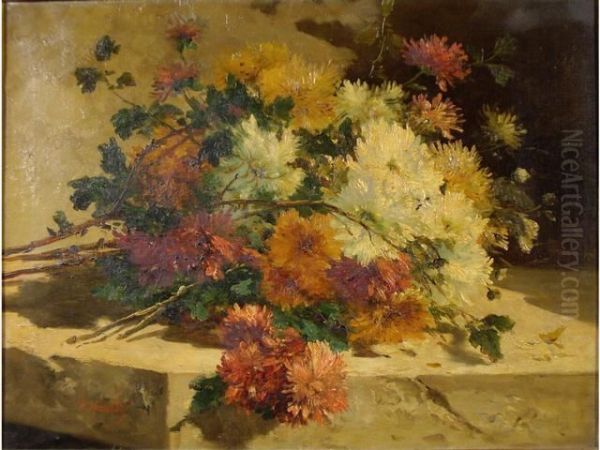 Untitled Oil Painting by Eugene Henri Cauchois