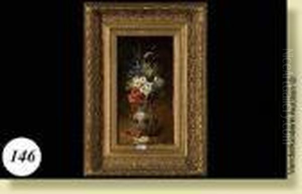 Bouquet De Fleurs Des Champs Oil Painting by Eugene Henri Cauchois