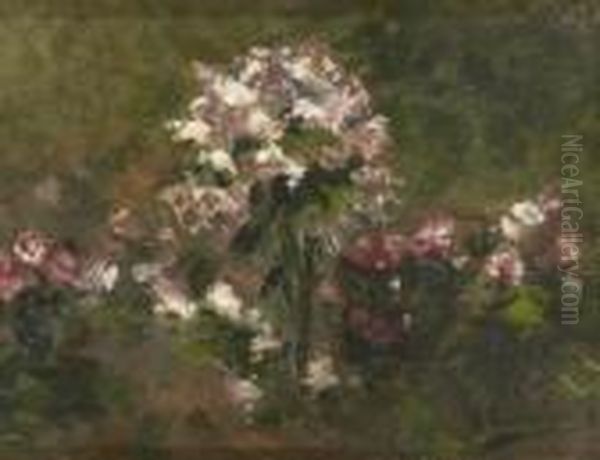 Blumenstuck. Oil Painting by Eugene Henri Cauchois