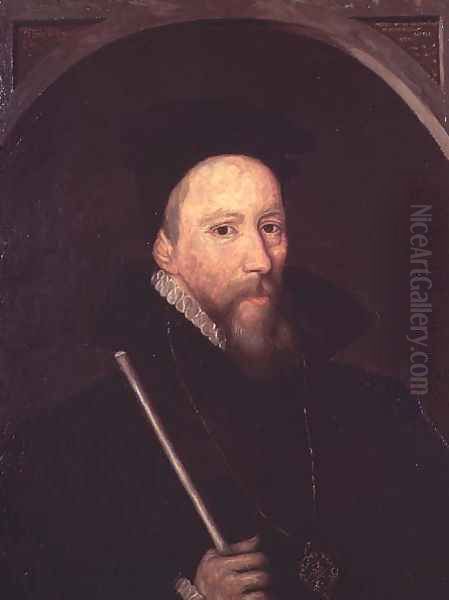 William Cecil Lord Burghley Oil Painting by Jackson, George 