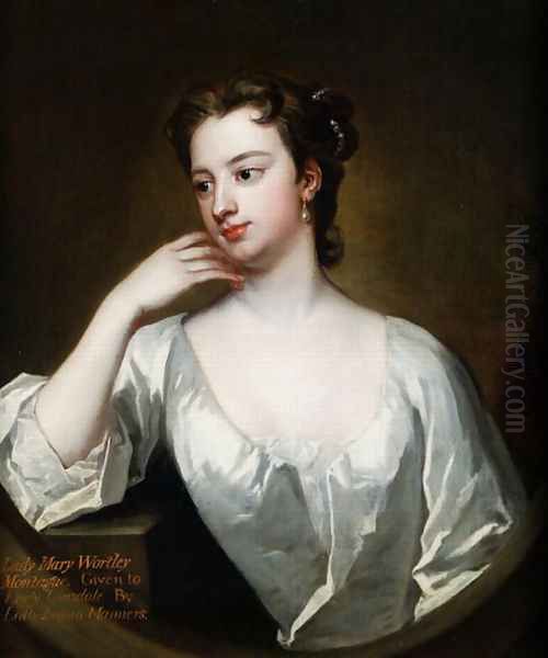 Lady Mary Wortley Montagu 1689-1762 Oil Painting by Charles Jervas