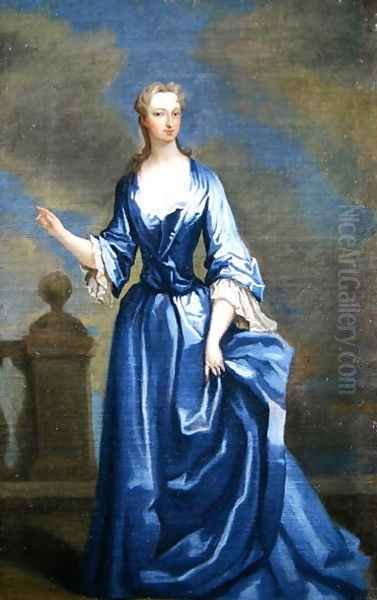 Portrait of Elizabeth Churchill 1688-1714 Countess of Bridgewater Oil Painting by Charles Jervas