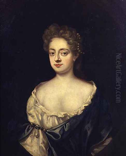 Portrait of Mary sister of Sir Robert Walpole 1676-1745 wife of Sir C Turner Oil Painting by Charles Jervas