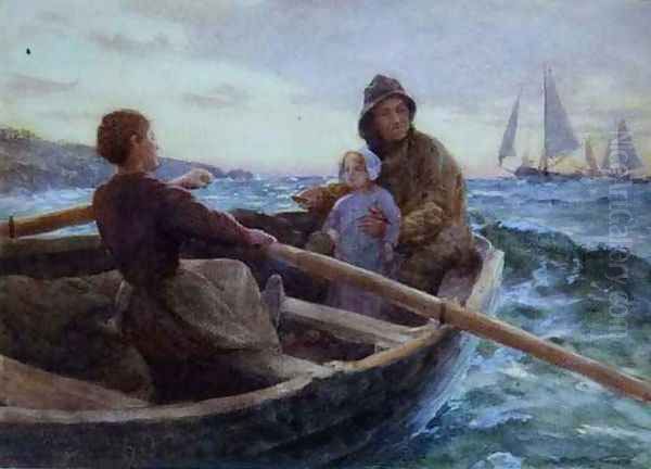 The Fishermans Daughter Oil Painting by Middleton Jameson