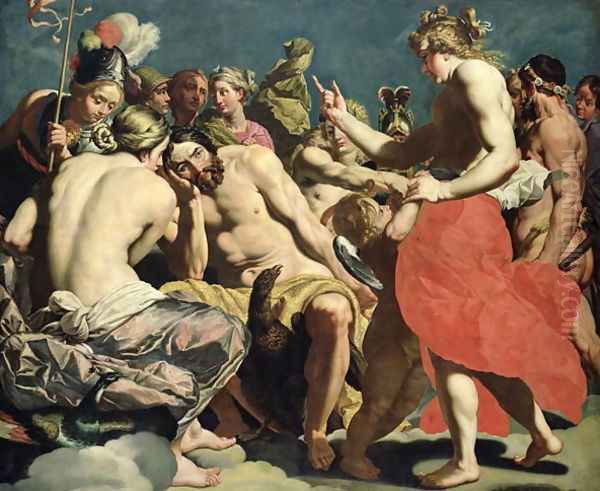 The Gods of Olympus Oil Painting by Abraham Janssens van Nuyssen