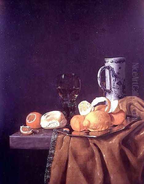 Still Life Oil Painting by (Elinga) Pieter Janssens