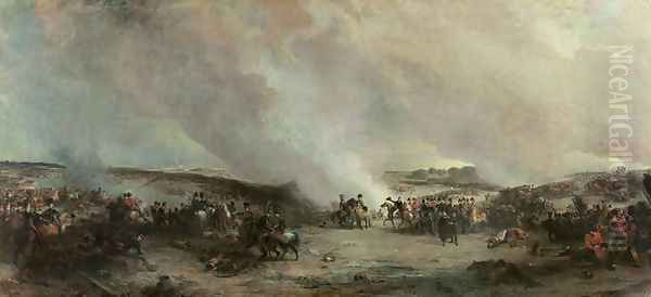 Battle of Waterloo Oil Painting by George Jones