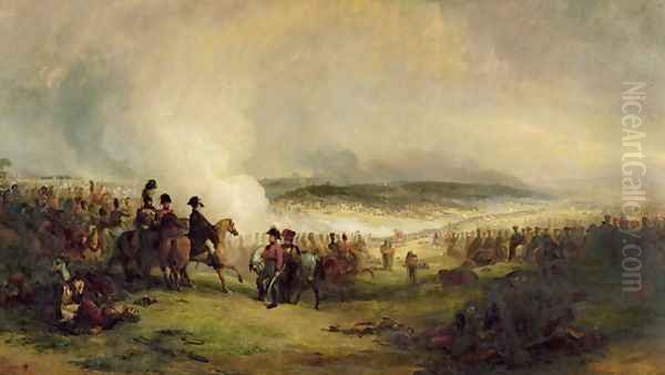 The Battle of Waterloo Oil Painting by George Jones