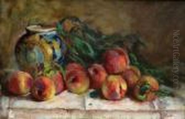 Frutas Oil Painting by Vittorio Cavalleri